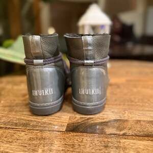 Inuikii Classic Sneaker Shearling-Lined Suede and Leather Snow Boots